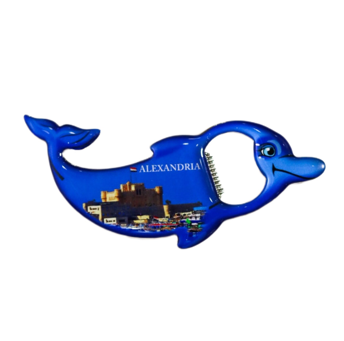 Alexandria Dolphin Shaped Magnetic Bottle Opener